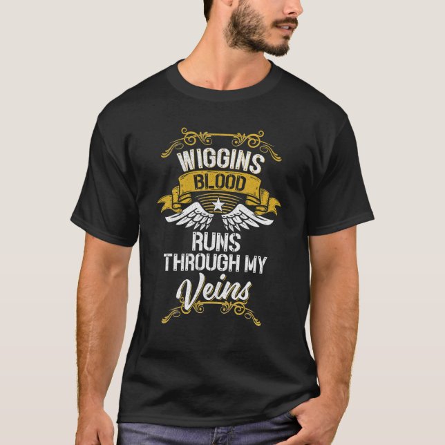 Camiseta Wiggins Sangue Passa Pelas Minhas Veias (Frente)
