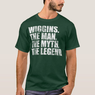 Camiseta WigginsWiggins Nome da família Wiggins sobrenome W