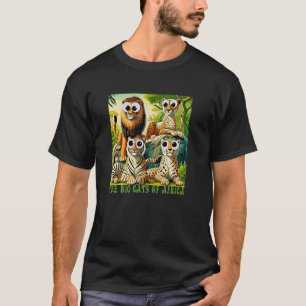 Camiseta Wiggle Googly Eye Cats Do Africa Lion Tiger Cheeta