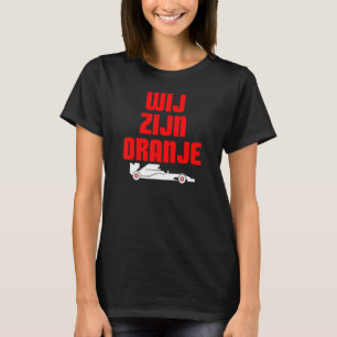 Camiseta Wij Zijn Oranje Somos Carro De Fórmula Laranja D