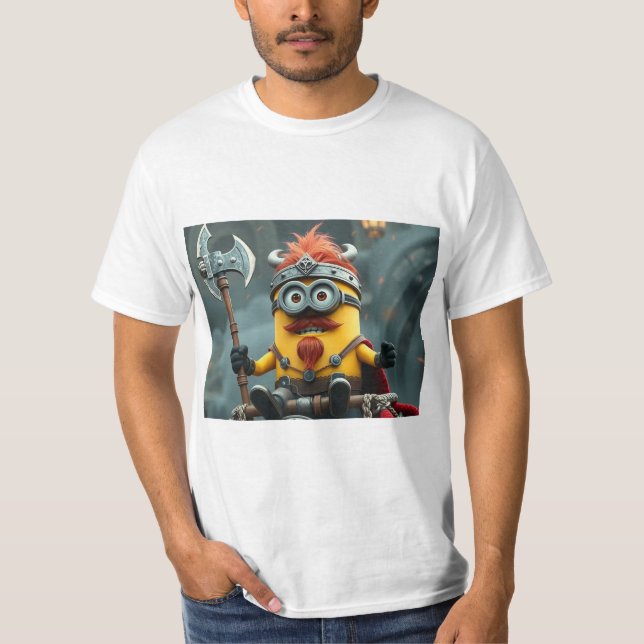 Camiseta „Wikinger-Minion auf Eroberungskurs“ (Frente)
