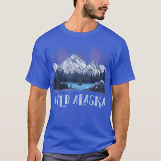 Camiseta Wild Alaska Alaskan Wildlife Aurora Borealis The P