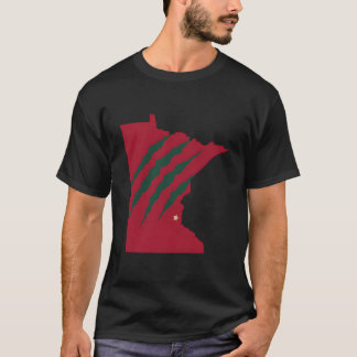 Camiseta Wild Animal Scratches Through Minnesota
