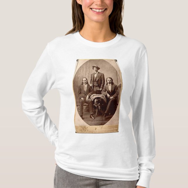 Camiseta Wild Bill Hickok - Texas Jack - Bill Buffalo (Frente)