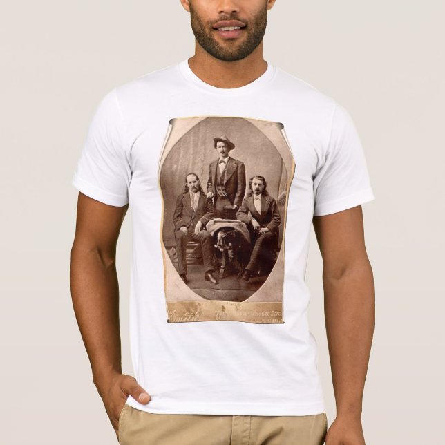 Camiseta Wild Bill Hickok - Texas Jack - Bill Buffalo (Frente)