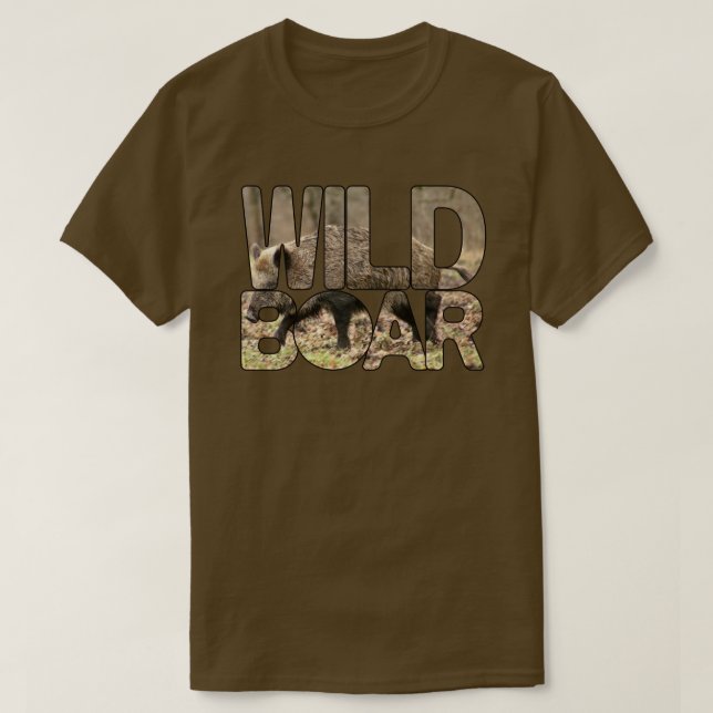 Camiseta Wild Boar Hunter (Frente do Design)