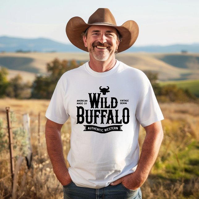 Camiseta Wild Buffalo (Criador carregado)