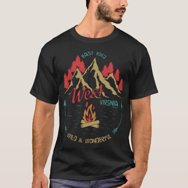 Camiseta Wild E WonMaravilha West Virginia (Frente)