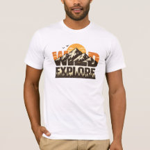 Wild Explore Vintage Mountain Adventure Outdoor