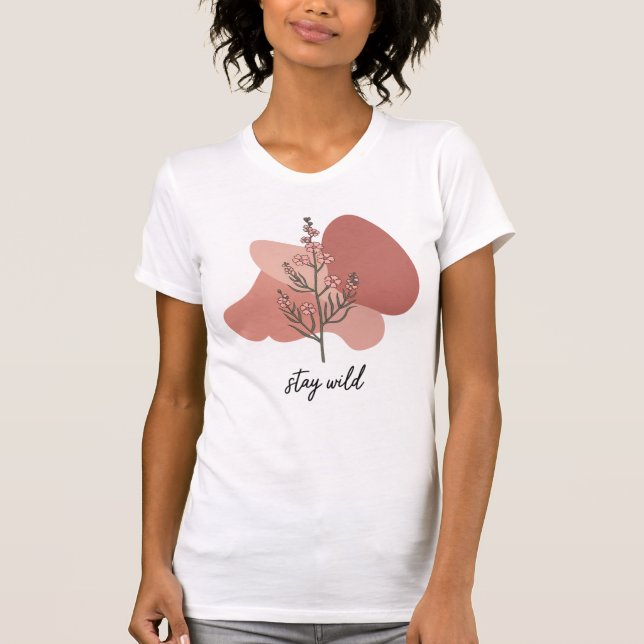 Camiseta Wild Floral Design (Frente)