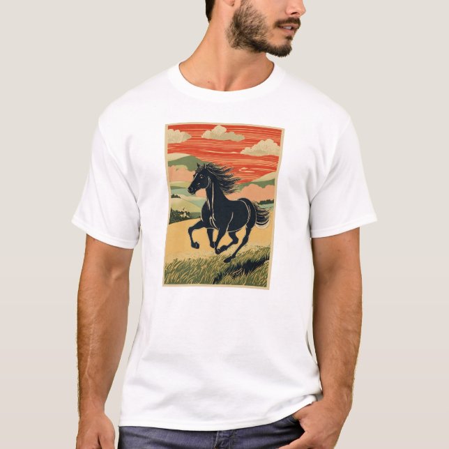 Camiseta "Wild Gallop" (Frente)