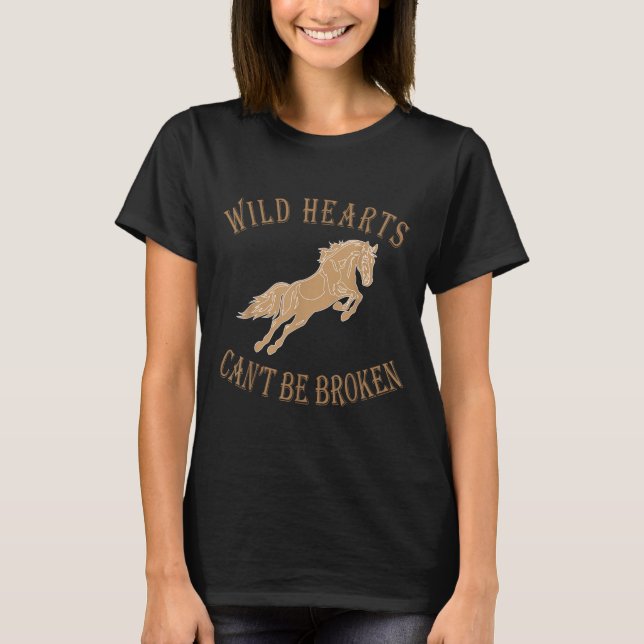 Camiseta Wild Heart Can't Be Broken Funny S  (Frente)