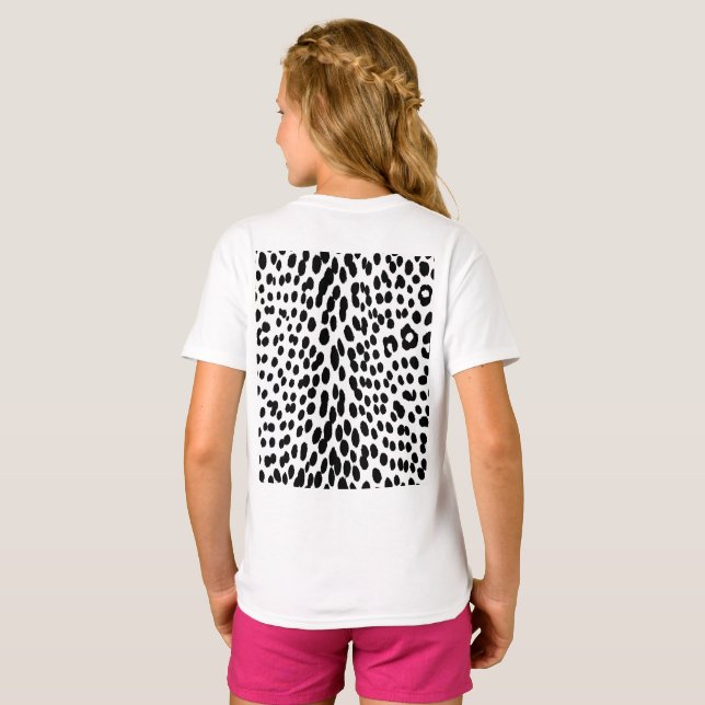 Camiseta Wild Leopard Energy – Bold Animal Print Fashion (Parte Traseira Completa)
