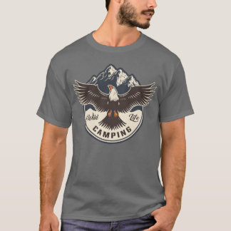 Camiseta WILD LIFE CAMPING gift