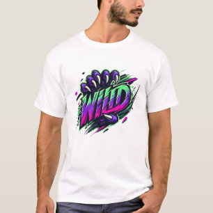 Camiseta WILD - Logotipo de greve de crelha urbana