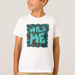 Camiseta Wild Me Cobra Brown e Teal Impressão