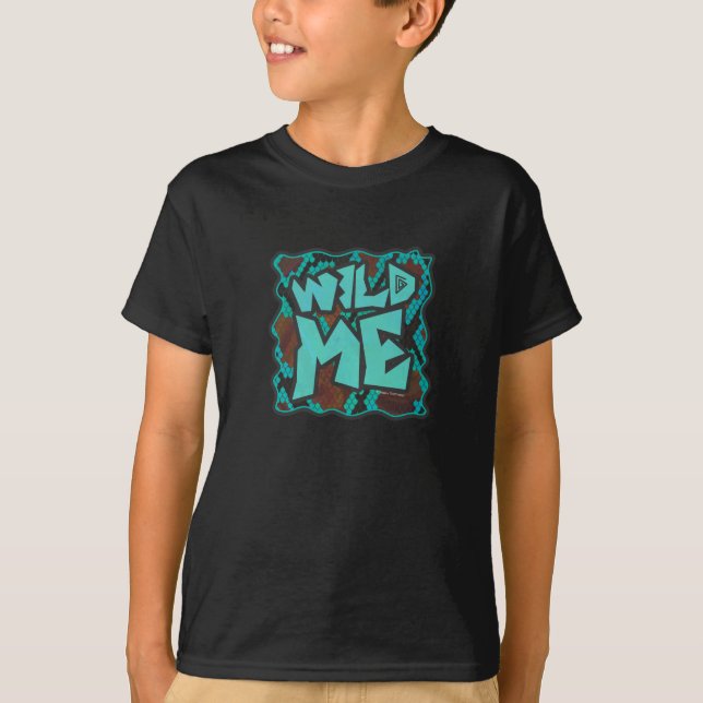 Camiseta Wild Me Cobra Brown e Teal Impressão (Frente)