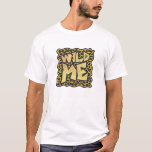 Camiseta Wild Me Leopard Brown e Yellow Impressão