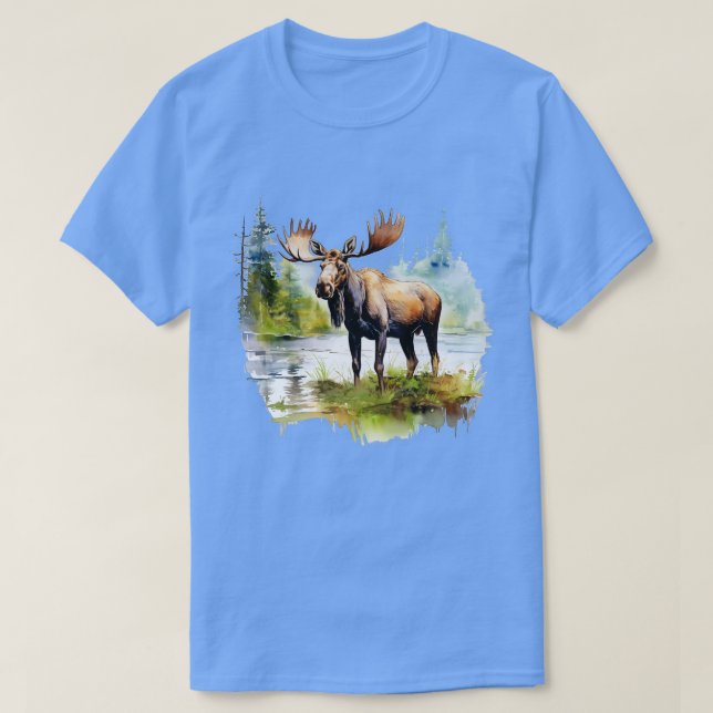Camiseta Wild Moose TSirt (Frente do Design)