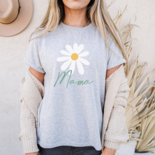 Camiseta Wild One Daisy Wildflower primeiro aniversario Mãe
