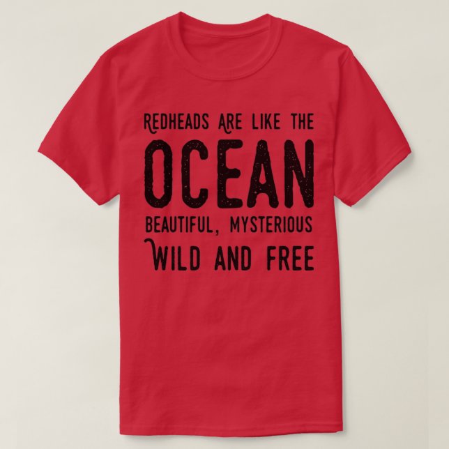 CAMISETA WILD REDHEADS (Frente do Design)