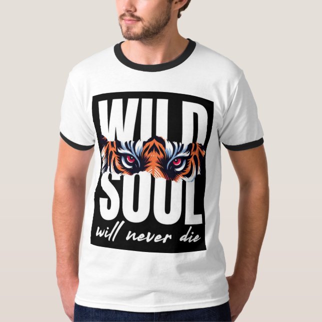 Camiseta Wild Soul Tiger Eyes (Frente)