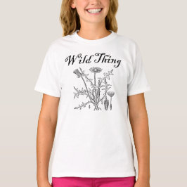 Camiseta Wild Thing com dandelion