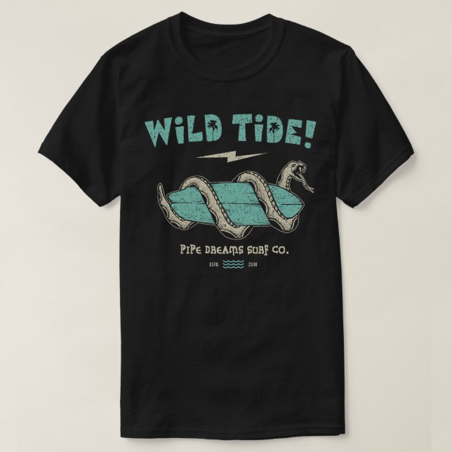 Camiseta Wild Tide (Frente do Design)
