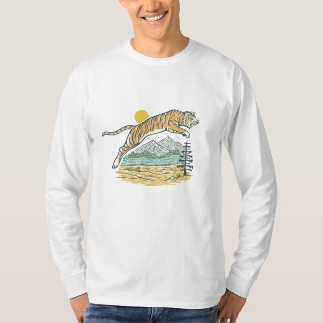 Camiseta Wild Tiger Adventure (Frente)