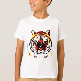 Camiseta Wild Tiger Trabalho de arte
