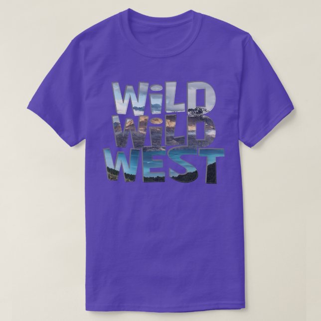 Camiseta Wild West (Frente do Design)
