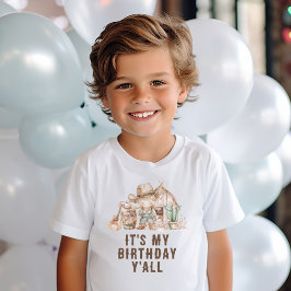 Camiseta Wild West Cowboy É o meu aniversário