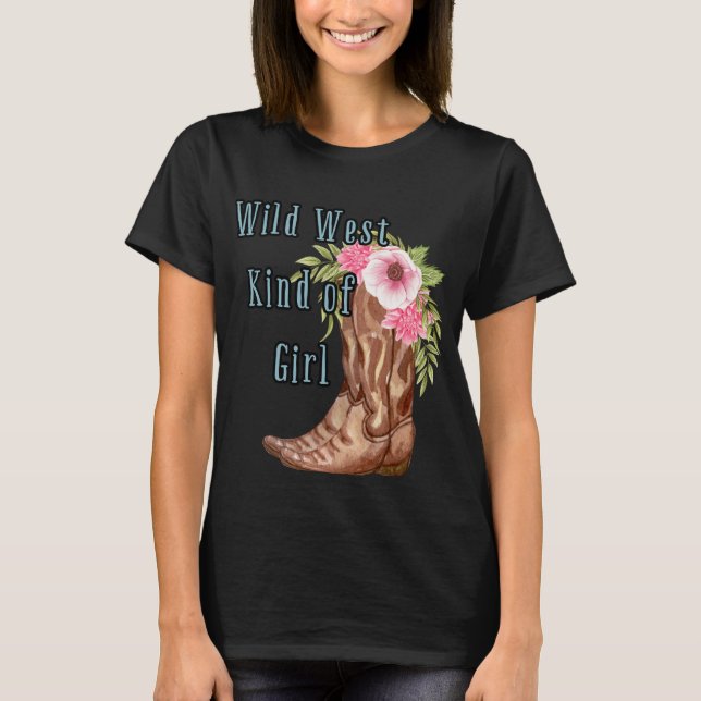 Camiseta Wild West Kind Girl (Frente)