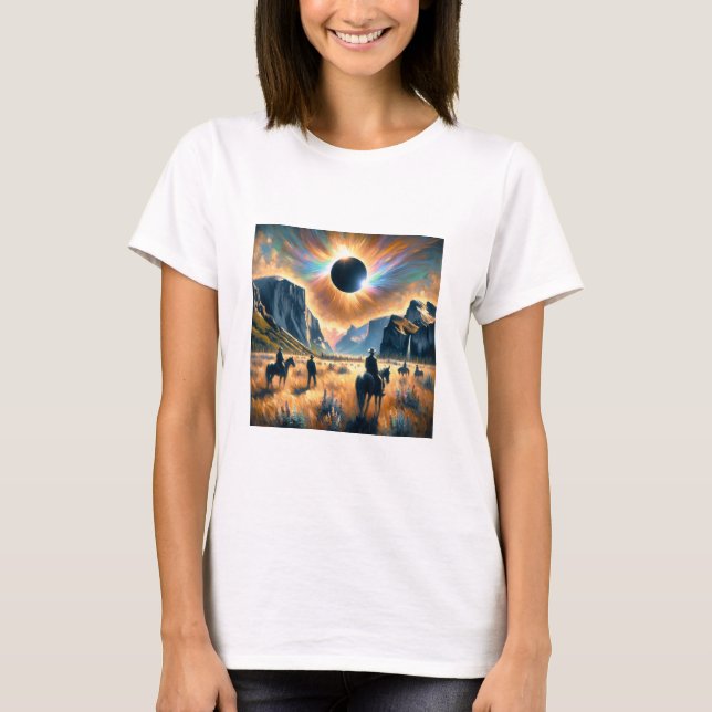 Camiseta Wild West Wonder: Tee Eclipse feminino (Frente)