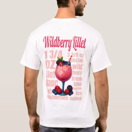 Camiseta Wildberry Lillet T-Shirt – Elegant Fruit Cocktail 