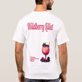 Camiseta Wildberry Lillet T-Shirt – Elegant Fruit Cocktail