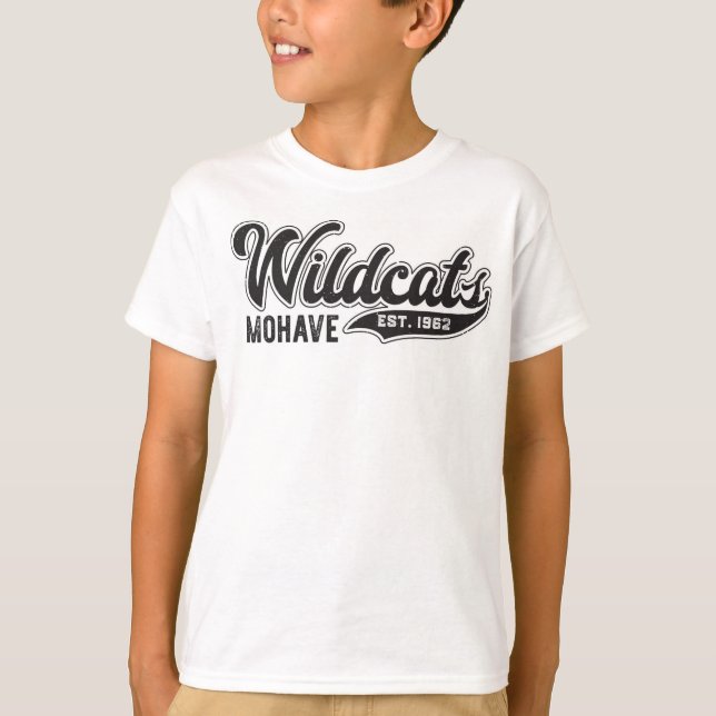 Camiseta Wildcats Est do Mohave. Tshirt do Esporte-Tek de (Frente)