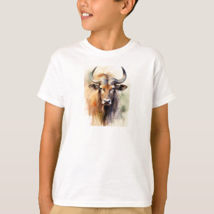 Camiseta Wildebeest Watercolor