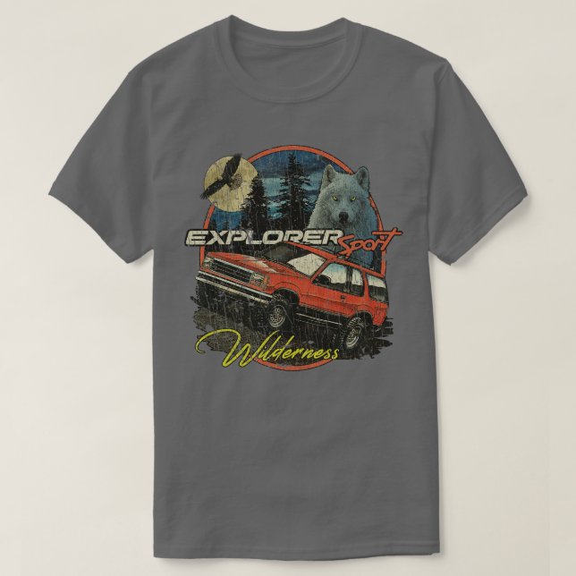 Camiseta Wilderness Explorer 1991 (Frente do Design)