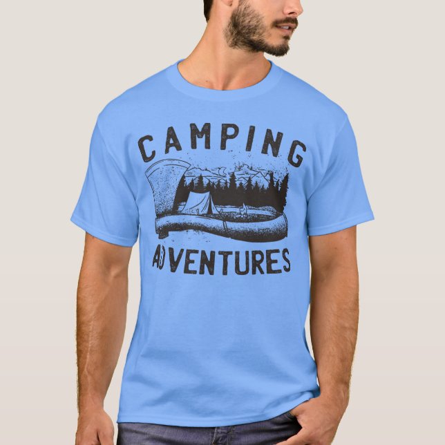 Camiseta Wilderness Ready Camping Ae friend (Frente)
