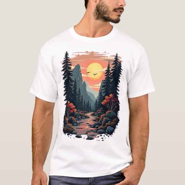 Camiseta Wilderness Serenity (Frente)