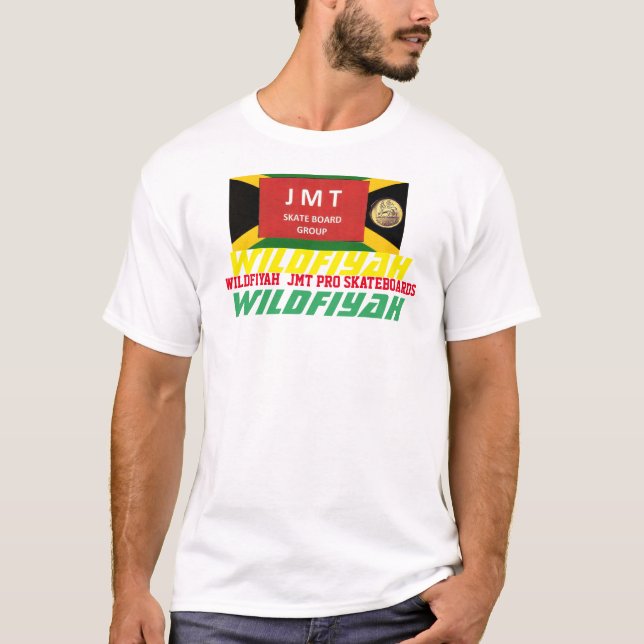 Camiseta WILDFIYAH JMT Camisa-T básica de homens (Frente)