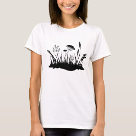 Camiseta Wildflower meadow silhouette