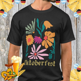 Camiseta Wildflower Oktoberfest Partido Floral da Cerveja A