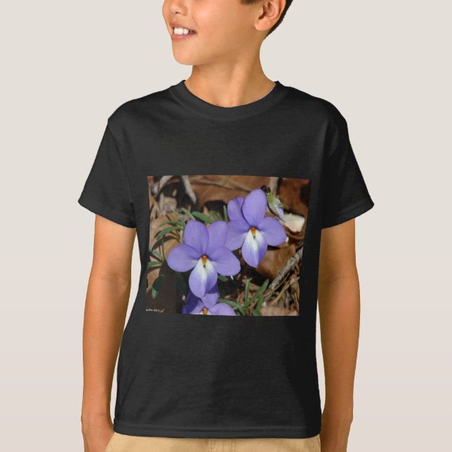 Camiseta WildFlowers Birds-Foot Violet III Gifes e Roupa (Frente)