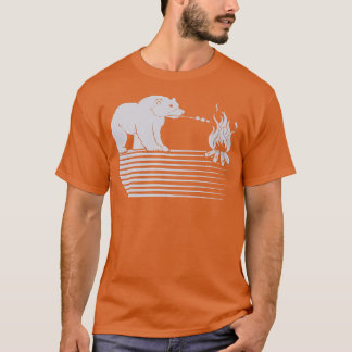 Camiseta Wildlife Ironic Bear Griling Nature Forest Premiu