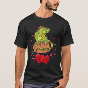 Camiseta Wildlife Lizard Heart Reptile Tropical Igu
