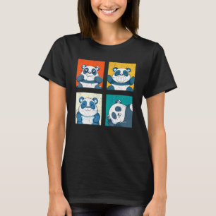 Camiseta Wildlife Panda Bear Zoo Bonito Pop Art Panda