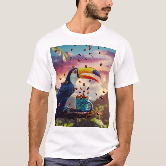 CAMISETA WILDLIFE RAINFOREST TOUCAN (Frente)