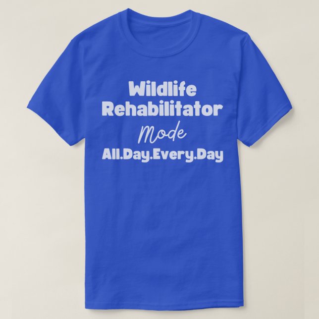 Camiseta Wildlife Reabilitator (Frente do Design)